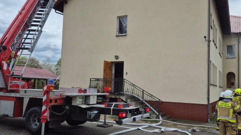 Pożar w Śliwicach/ Fot. KP PSP Tuchola