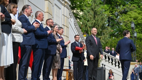 Prezydent Karol Nawrocki wręczył nominacje sędziowskie 162 sędziom/Fot. PAP/Marcin Obara