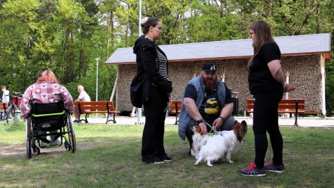 Miłośnicy czworonogów spotkali się na Pikniku Dobrych Psów i Ludzi na polanie Różopole w bydgoskim Myślęcinku/fot. Tatiana Adonis