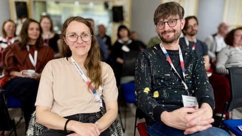 Reportażyści PR PiK Adriana Andrzejewska-Kuras i Michał Zaręba/fot. Izabela Langner