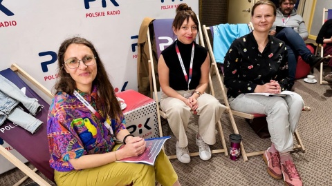 Od lewej: Adriana Andrzejewska-Kuras (PR PiK), Magdalena Galas-Klusek (PR Kielce) i Dorota Witt (PR PiK)/fot. Izabela Langner
