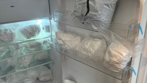 Ponad 100 kilogramów narkotyków zabezpieczonych pod Chełmnem/fot. KPP w Chełmnie