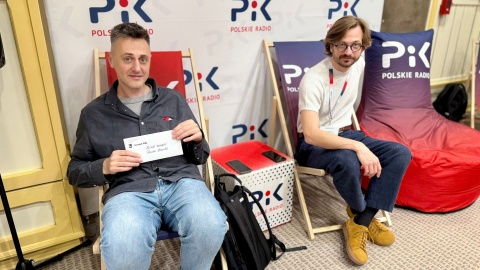 Michał Szczęch z PR Zachód i Michał Matus z Programu III Polskiego Radia/fot. Izabela Langner