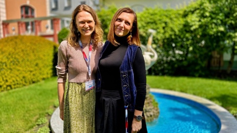 Od lewej: Julia Kamińska i Alicja Samolewicz-Jeglicka z PR Gdańsk/fot. Izabela Langner