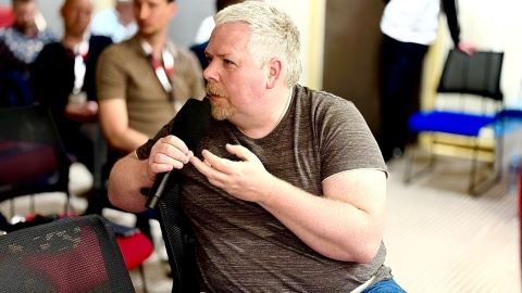 Michał Słobodzian z Polskiego Radia PiK/fot. Izabela Langner