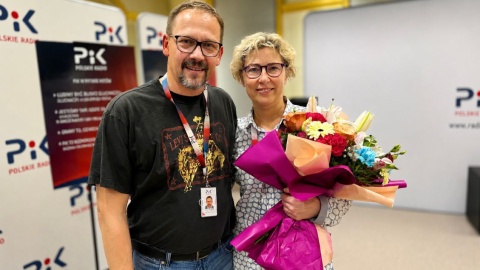 Moderatorka warsztatów Agnieszka Czyżewska-Jacquemet i redaktor naczelny PR PiK Cezary Wojtczak/fot. Izabela Langner/fot. Izabela Langner