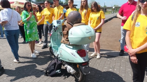 Powitanie pani Urszuli Kosmowskiej w Nakle nad Notecią/fot. Monika Siwak