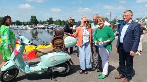Powitanie pani Urszuli Kosmowskiej w Nakle nad Notecią/fot. Monika Siwak