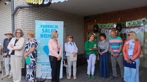 Powitanie pani Urszuli Kosmowskiej w Nakle nad Notecią/fot. Monika Siwak
