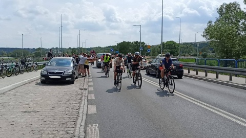 Przejazd Łatwoganga przez województwo kujawsko-pomorskie zabezpieczała policja. / Fot. KWP w Bydgoszczy