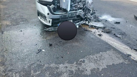 Śmiertelny wypadek na trasie Toruń - Lipno/Fot. OSP KSRG Szembekowo