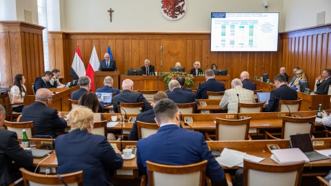 Sesja sejmiku województwa/fot. Szymon Zdziebło