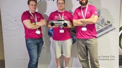 Studenci Politechniki Bydgoskiej jako jedyni z Polski dotarli do finału konkursu Bosch Mobility Future Challenge. Zgłosiło się 150 drużyn z całego świata/fot. Politechnika Bydgoska