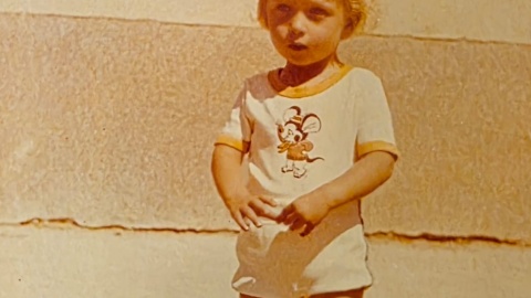 Cezary Wojtczak - redaktor naczelny Polskiego Radia PiK - to zdjęcie trzeba było rozpoznać w ramach konkursu na radiowym FB/fot. Archiwum rodzinne