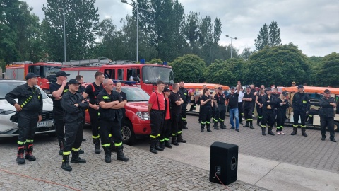 Do Ciechocinka przyjechali strażacy z 81 jednostek, w sumie - ponad 90 wozów/Fot. Radosław Jagieła