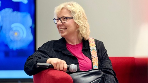 W Instytucie Komunikacji Społecznej i Mediów Uniwersytetu Kazimierza Wielkiego zorganizowano debatę na temat współczesności i przyszłości mediów/Fot. Izabela Langner
