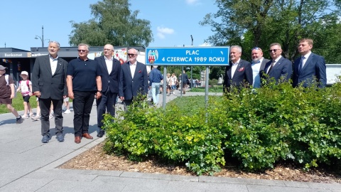 W Toruniu odbyły się uroczystości poświęcone pamięci działaczy „Solidarności”. 4 czerwca przypada 37. rocznica pierwszych częściowo wolnych wyborów parlamentarnych/fot. Michał Zaręba