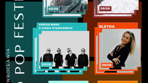 Artyści na INO POP Festiwal (cały plakat)/fot. Miasto Inowrocław