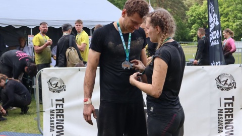 Dziś na starcie Terenowej Masakry stanęli zawodnicy, którzy pokonywali dystans 10, 7 i 5 km/ Fot. Tatiana Adonis