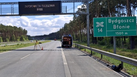 Śmiertelny wypadek na S5 w Lisim Ogonie. Policjanci wyjaśniają przyczyny i okoliczności/fot. KMP w Bydgoszczy