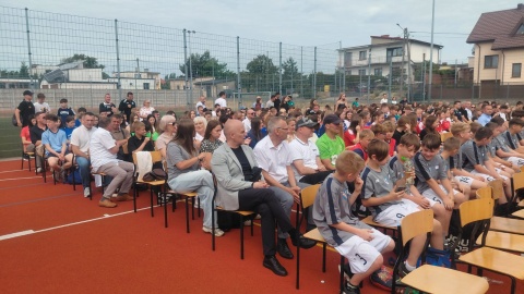 Uczniowie z 36 szkół powiatu włocławskiego przez cały rok rywalizowali w zawodach sportowych. W Lubrańcu przyszedł czas na podsumowanie akcji i wręczenie nagród/fot. Radosław Jagieła