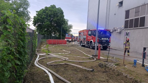 Awaria w hucie w Turze/fot. PSP Nakło