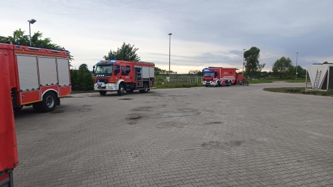 Awaria w hucie w Turze/fot. PSP Nakło