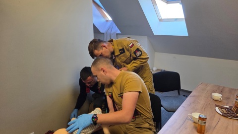 Wypadek drogowy, topiący się czy dziecko, które potrzebuje pomocy. To część zadań ze scenariusza strażackich mistrzostw województwa w udzielaniu pierwszej pomocy. Zawody zorganizowano w Świeciu/fot. Marcin Doliński