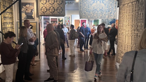 W Muzeum Okręgowym im. Leona Wyczółkowskiego w Galerii Sztuki Nowoczesnej otwarto wystawę XXII Ogólnopolskiego Przeglądu Amatorskiej Tkaniny Unikatowej/Fot. Magda Jasińska