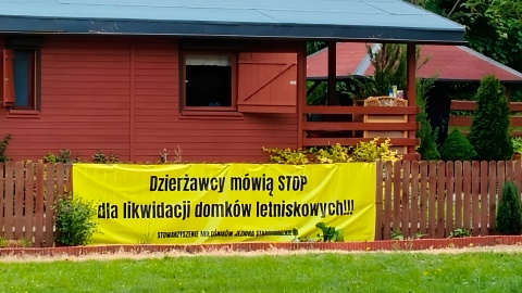 Czy znad Jeziora Starogrodzkiego w Chełmnie znikną domki letniskowe? /fot. Marcin Doliński