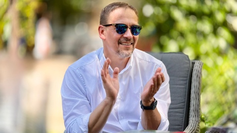 „Piknik z Książką i Słowami" w ogródku Polskiego Radia PiK/fot. Izabela Langner