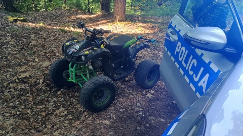 Uciekał quadem przed policją. 15-latek stanie przed sądem rodzinnym/fot. KWP Bydgoszcz