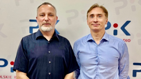 Dr n. med. Waldemar Gadziński (po prawej) i redaktor Maciej Wilkowski/fot. Izabela Langner