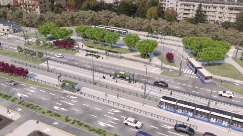 Wizualizacja linii tramwajowej na Szwederowo/fot. bydgoszcz.pl