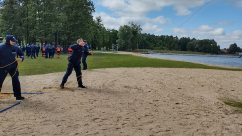 Policjanci z regionu ćwiczyli ratowanie tonących/fot. Policja Kujawsko-Pomorska