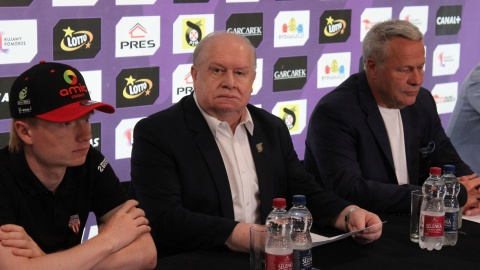 Na stadionie Polonii odbyła się konferencja dotycząca drugiej rundy IMP/fot. Patryk Głowacki