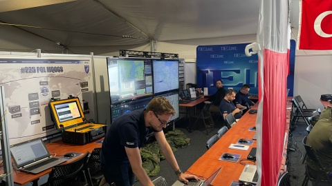 W bydgoskim Centrum Szkolenia Sił Połączonych NATO (JFTC) odbywają się Ćwiczenia Koalicyjnej Interoperacyjności Bojowej - czyli CWIX/fot. Natasza Trzebuchowska