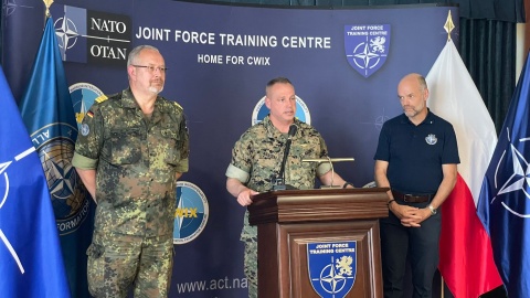 W bydgoskim Centrum Szkolenia Sił Połączonych NATO (JFTC) odbywają się Ćwiczenia Koalicyjnej Interoperacyjności Bojowej - czyli CIWIX/fot. Natasza Trzebuchowsa
