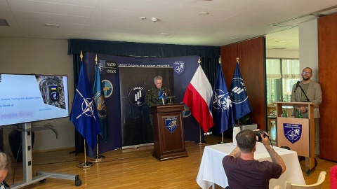 W bydgoskim Centrum Szkolenia Sił Połączonych NATO (JFTC) odbywają się Ćwiczenia Koalicyjnej Interoperacyjności Bojowej - czyli CIWIX/fot. Natasza Trzebuchowsa