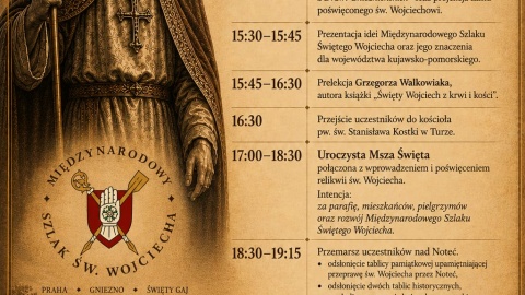 Program uroczystości w Turze nad Notecią/fot. mat. organizatora