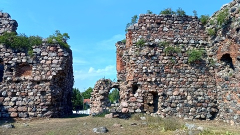 Ruiny zamku/klasztoru w Papowie Biskupim/fot. Maciej Wilkowski