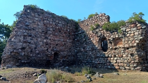 Ruiny zamku/klasztoru w Papowie Biskupim/fot. Maciej Wilkowski