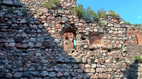 Ruiny zamku/klasztoru w Papowie Biskupim/fot. Maciej Wilkowski