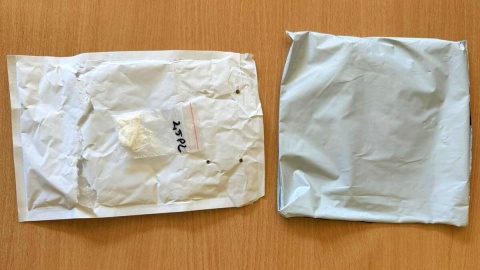 Substancje znalezione w przesyłkach na terenie Pomorza i Kujaw/fot. KWP Bydgoszcz