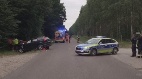 Mieszkańcy Kujaw i Pomorza ranni w wypadku na Pomorzu. Sześć osób trafiło do szpitala/fot. KPP w Człuchowie