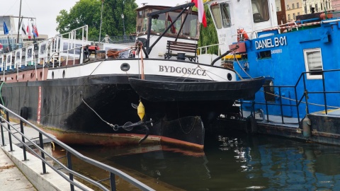 Podniósł się również poziom wody w bydgoskiej Brdzie /fot. Bartosz Nawrocki