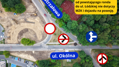 Duże zmiany w organizacji ruchu na lewobrzeżu w Toruniu/grafika torun.pl