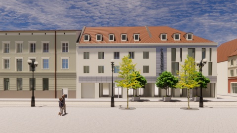 Będzie więcej zieleni w centrum Inowrocławia. Miasto dostało ponad 5 milionów złotych na rewitalizacje Śródmieścia/wizualizacja - inowroclaw.pl