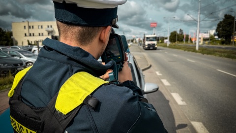 Ponad 1200 przekroczeń prędkości blisko przejść dla pieszych ujawnili regionalni policjanci/fot. Policja kujawsko-pomorska