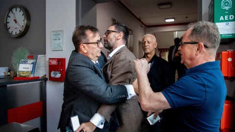 Daniel Obajtek w IKS Solino/fot. PAP/Agnieszka Bielecka